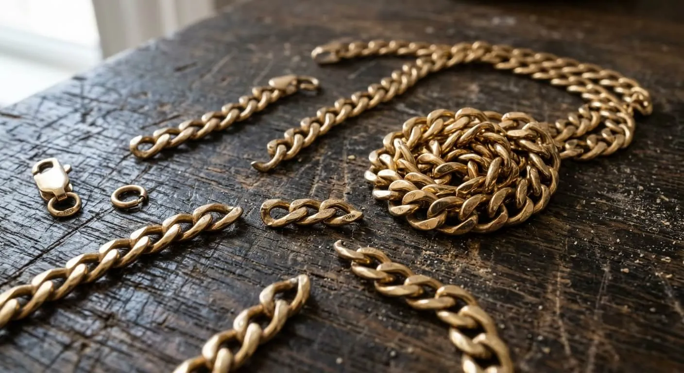 壊れたネックレス